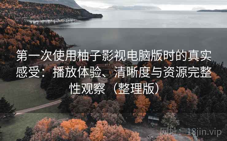 第一次使用柚子影视电脑版时的真实感受：播放体验、清晰度与资源完整性观察（整理版）